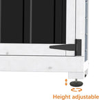 GDLF Outdoor Storage Cabinet Wood & Metal Garden Shed - Image 7