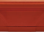 Southern Patio 36 Inch Rectangular Plastic Medallion Hanging Windowsill and Garden Box Planters with Drainage Holes, Terracotta (2 Pack)