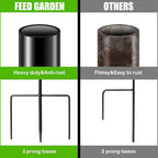 FEED GARDEN Adjustable 32 Inch Shepherd Hooks Rust Resistant Steel Shepard Hooks for Outdoor Hanging Lanterns, Bird Feeders, Solar Lights, Weddings Decor 8 Pack