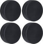 2LB Heavy Duty Outdoor Curtain Weights, Strong Magnetic Gazebo Curtain Weights, Rubber Covered Waterproof Drapery Weight, Prevent Curtain Liner from Blowing Around, Black, 4 Pairs