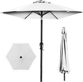 Best Choice Products 10ft Outdoor Table Compatible Steel Polyester Market Patio Umbrella w/Crank and Easy Push Button Tilt
