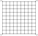 AC Infinity Grow Tent Trellis Netting 3x3', Heavy-Duty Elastic Plant Net with Steel Hooks, Flexible Hydroponics Support for Grow Tents, Gardening, and Horticulture
