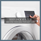 Elrene Home Fashions Highland Stripe Indoor/Outdoor Curtain Panel, 50 inches X 84 inches, Natural