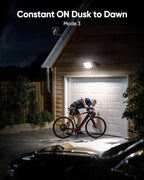 JACKYLED Upgraded Solar Flood Lights Outdoor Motion Sensor, 1000 Lumens Dusk to Dawn Solar Lights Outdoor, 48 LED, IP65 Waterproof, 3 Modes, Auto On/Off, Separate Solar Panel with 9.8ft Cord