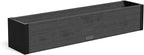 Mayne Horizon 4FT Window Box Planter – Modern Rectangular Faux Wood Grain Design for Windows, Durable All-Season Outdoor Flower Box with Drainage, Easy Installation