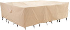 WJ-X3 Large Rectangular Outdoor Table Cover Waterproof, Heavy Duty Patio by WJ-X3