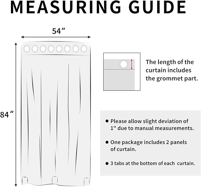 Easy-Going Linen Look Outdoor Curtains Waterproof Windproof Porch Curtains, Soft Thicken Outdoor Privacy Curtains for Patio, Gazebo, Grommet Top and Tab Bottom Drape, 2 Panels, 54x84 inch, Grey