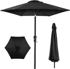 Best Choice Products 10ft Outdoor Table Compatible Steel Polyester Market Patio Umbrella w/Crank and Easy Push Button Tilt