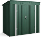 Bealife 6' x 4' Outdoor Storage Shed Clearance, Metal Outdoor Storage Cabinet - Image 9