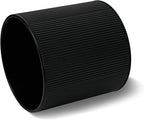 ARNIS Modern Plant Pots, Set of 2 Round Large Planters with Stand, Large Size Metal Pots with Drainage Holes for Living Room, Office, Garden or Balcony, 10.5 &12.25 Inch, Black & Gold