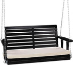 VINGLI Wooden Porch Swing, Heavy Duty 880 LBS Hanging Patio Bench by VINGLI