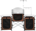 VEVOR Camping Kitchen Table, Folding Outdoor Cooking Table - Image 10