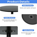 FDW Bistro Pub Table 2 Pack 40 Inch Height Cocktail Table Round Bistro Bar Table for Home and Kitchen Dining