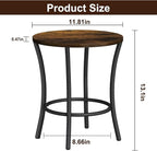YINMIT Plant Stand Indoor, Round Plant Pots,Flower Pots for Indoor Plants, Adjustable Plant Shelf for Multiple Plant , Corner Plant Stand for Living Room Balcony Patio & Garden (Brown, Small)