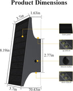 Solar Wall Lights Outdoor, 3000K 700LM Up and Down Glow, IP65 Waterproof