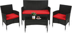 FDW Rattan Furniture Wicker Chair Patio Bristo Set by FDW