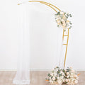 Outdoor Curtains: White Sheer Chiffon Arch Drapes, 4 Panels at 29 x 20 Ft