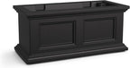 Mayne Fairfield 2-Foot Window Box – Self-Watering, Weather-Resistant Planter for Flowers – Durable Design for Outdoor Use, Perfect for Windows