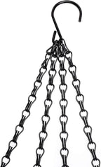 Heybe Hanging Baskets Chains 23 Inches 4 Leads Hanging Chains Flower Pot Hanger Replacement Plant Hangers for Planters and Lanterns, Pack of 3 (4 Legs)