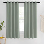 Blackout Sage Green Curtain for Classroom – 1 Panel, W46 x L63