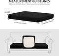 Sofa Covers, Stretch Outdoor Cushion Slipcovers, 12-Piece Set