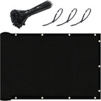 UPGRADE Privacy Fence Screen 6'x10' Black Outdoor 90% Visibility Blockage 170 GSM Mesh Shade Cover Panels for Backyard,Balcony,Home Decoration with Zip Ties,Customized Avaliable