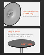 Modern Bar Table Height Adjustable Kitchen Dining Table Round Pub Table Counter Table Bar Top Table Tall Table Hydraulic Dining Room Home Kitchen Table