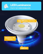Sunco 96 Pack Outdoor LED Flood Home Patio Driveway Light, Waterproof PAR38 LED Bulb, CRI90, 3000K Warm White, 1050 Lumens, 100W Equivalent 13W, Dimmable, Wet-Rated, E26 Base UL.