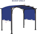 Pergola Canopy Replacement Cover for Lowe's Allen + Roth 10x10 Ft Freestanding Pergola, 200" x 103" Shade Cover, Compatible with Model #L-PG152PST-B,Cover Only (Blue)