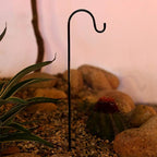 2 Pack Adjustable Shepherd Hooks, 26.77 Inch Stainless Steel Garden Stakes for Hanging Plants, Outdoor Decor, Weddings, Solar Lights, Plant Baskets, Durable & Versatile