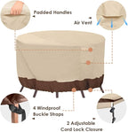 Vailge Round Patio Furniture Covers, 100% Waterproof Outdoor Table Chair Set - Image 5