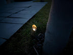 12V LogiSpot Brass Outdoor Spotlight (Bronze) for Low Voltage Landscape Lighting of Yard, Lawn, Garden, Patio, Trees & House