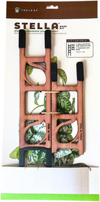 Treleaf Stella Extendable Ladder Trellis - Wooden Plant Trellis for Indoor Climbing Plants, Modular Plant Support Stake with 12” Base + 8” Extension - Perfect for Ivy, Hoya, Houseplants