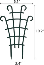 ZEAYEA 24 Pack Trellis for Potted Plants, Plastic Small Trellis for Pot, Mini Climbing Trellis Flower Pots Support for Potted Climbing Plants Vines