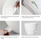 Large Self Watering Pots, 12/10/9 Plastic Planters with High Drainage Holes and Deep Reservoir for Indoor Outdoor Garden Plants and Flowers, White