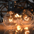 String Lights, 100 Ft Waterproof Outdoor with 105 Clear G40 Bulbs
