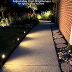 Smart Landscape Spotlights,Solar Low Voltage IP67 Waterproof Outdoor Spot Lights Compatible with APP/Remote Control Color Changing Lights for Yard Garden Pathway Lawn Tree Festival 2pack