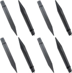 8PCS Torch Stake 8.26 Inch Pathway Light Stake Plastic Path Light Replacement ABS Plastic Stake Solar Stake for Garden, Pathway Lamps(Head Mounting Dia 0.82 Inch)