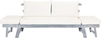 Safavieh PAT6745A Outdoor Collection Tandra Grey Modern Contemporary Daybed Day Bed