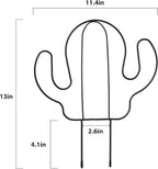 2 Pack Plant Trellis Indoor, 11.4" W x 13" H Small Trellis for Potted Plants, Decorative Trellis for Climbing Plants Indoor, Ideal for Vines on Tabletops, Balconies, Gardens and Lawns, Cactus-Shaped