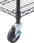 TRINITY 5-Tier Outdoor Wire Shelving Rack, 48in. x 18in. x 72in., Model# NTBTGBK-0975