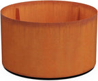 PLANTERCRAFT Corten Steel Metal Planter Box, Round Sizes, Modern Garden Steel planters for Commercial and Residential Outdoor Use.