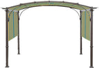 Universal Doubleton Steel Pergola Replacement Cover for Pergola Structures L-PG080PST, 80'x 205'' (Yellow and Blue)