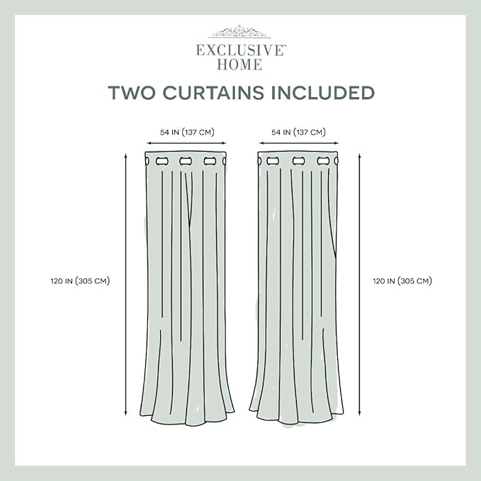 Exclusive Home Cabana Solid Indoor/Outdoor Light Filtering Hook-and-Loop Tab Top Curtain Panel Pair, 54"x63", Cloud Grey