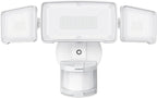 LEPOWER LED Security Lights Motion Sensor Light Outdoor, 38W 4200LM Light, 5500K, IP65 Waterproof, 3 Head Detected Flood Light for Garage, Yard, Porch (White)