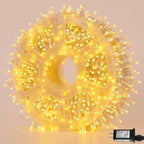 String Lights, 165 ft 500 LED Warm White Outdoor Lights with 8 Modes