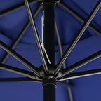 Sunnyglade 9Ft Patio Umbrella Outdoor Table Umbrella with 8 Sturdy Ribs (Navy Blue)