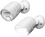 Rechargeable Battery Operated Motion Sensor Light,4000mAh Battery Powered Spotlight 600 Lumen Outdoor IP65 Waterproof for Porch,Yard,Wall,Garden