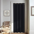 Black Blackout Curtain 80 inch Length – W46 x L80, 1 Panel