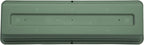 Bloem Dura Cotta 30" Basil Resin Rectangle Window Box Planter with Saucer Tray for Indoor and Outdoor Gardening